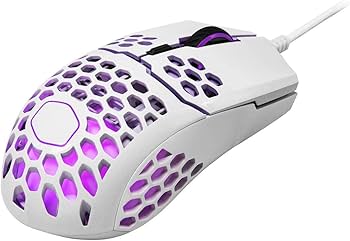 Amazon.com: Cooler Master MM711 60G Glossy White Gaming Mouse with